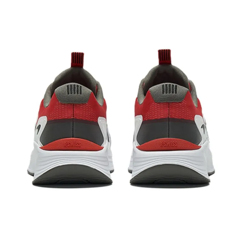 McLaren x KSWISS Anti Slip Wear Resistant Low Top Casual Running Shoes Unisex White Red-4