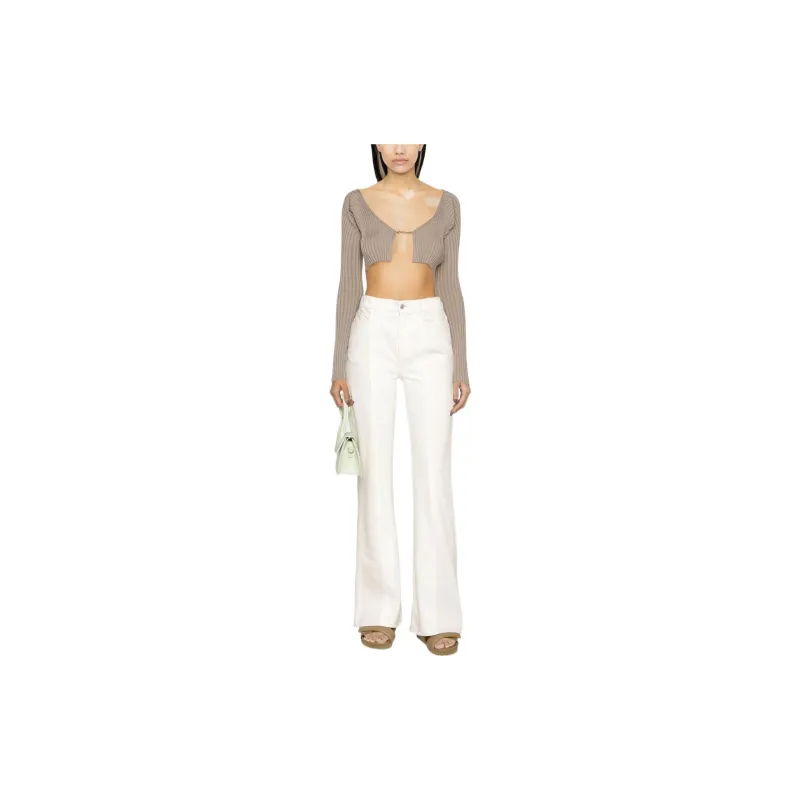 Jacquemus La Maille Pralu Cropped Cardigan-1