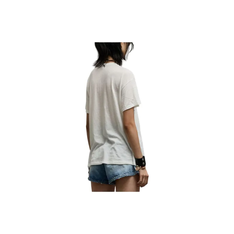 R13 Slogan print T shirt-4