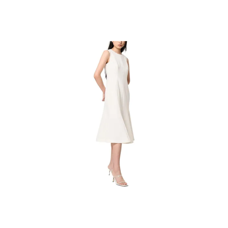 CLUB MONACO Sleeveless Dress Women's White-1