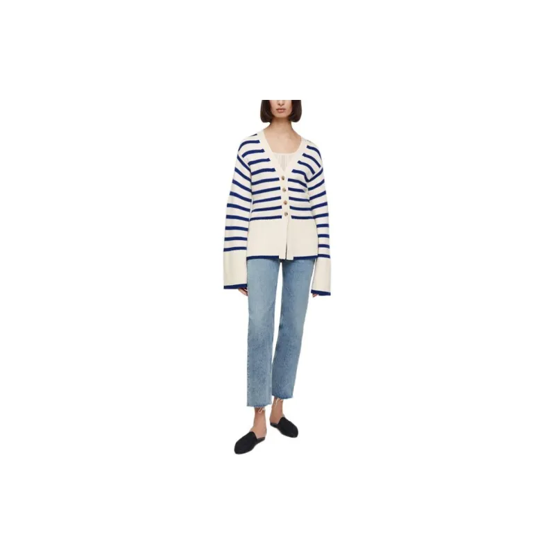 TOTEME SS22 Knitwear Women's Blue White-2
