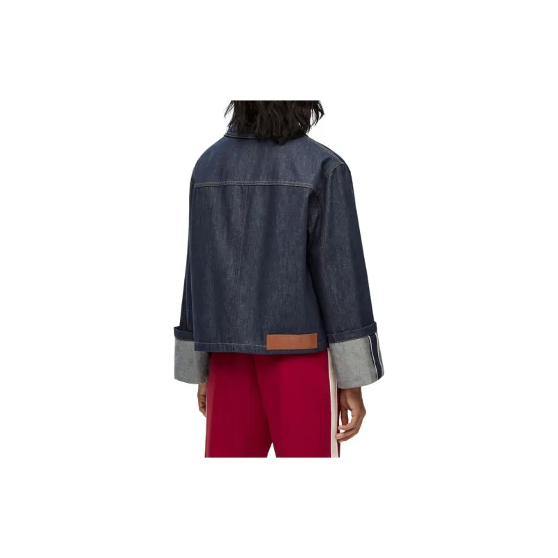 LOEWE Turn Up Jacket 'Raw Denim'-1