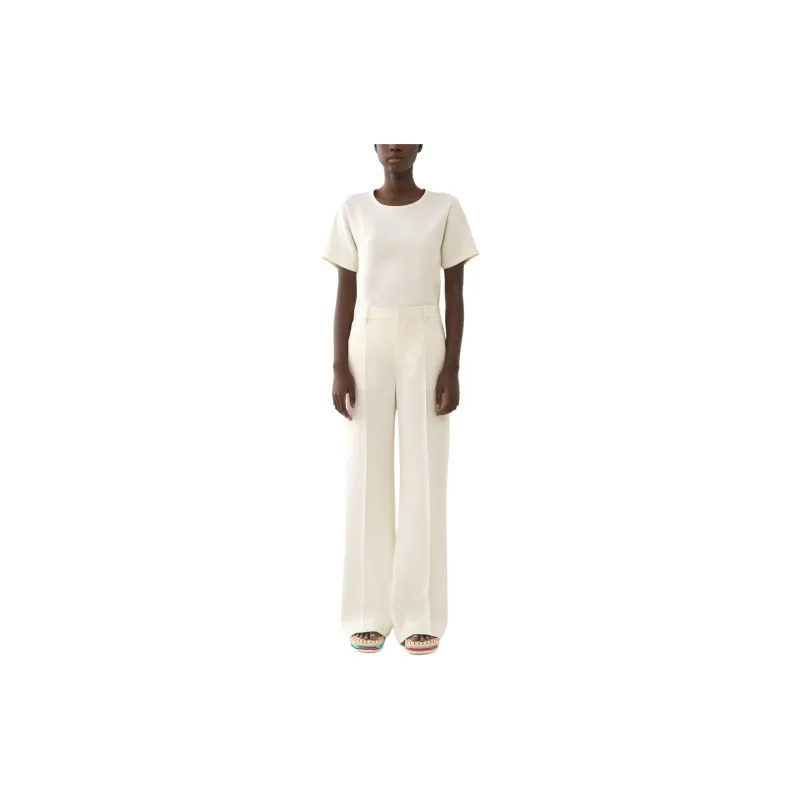 Chloé T Shirts Women's Beige-1