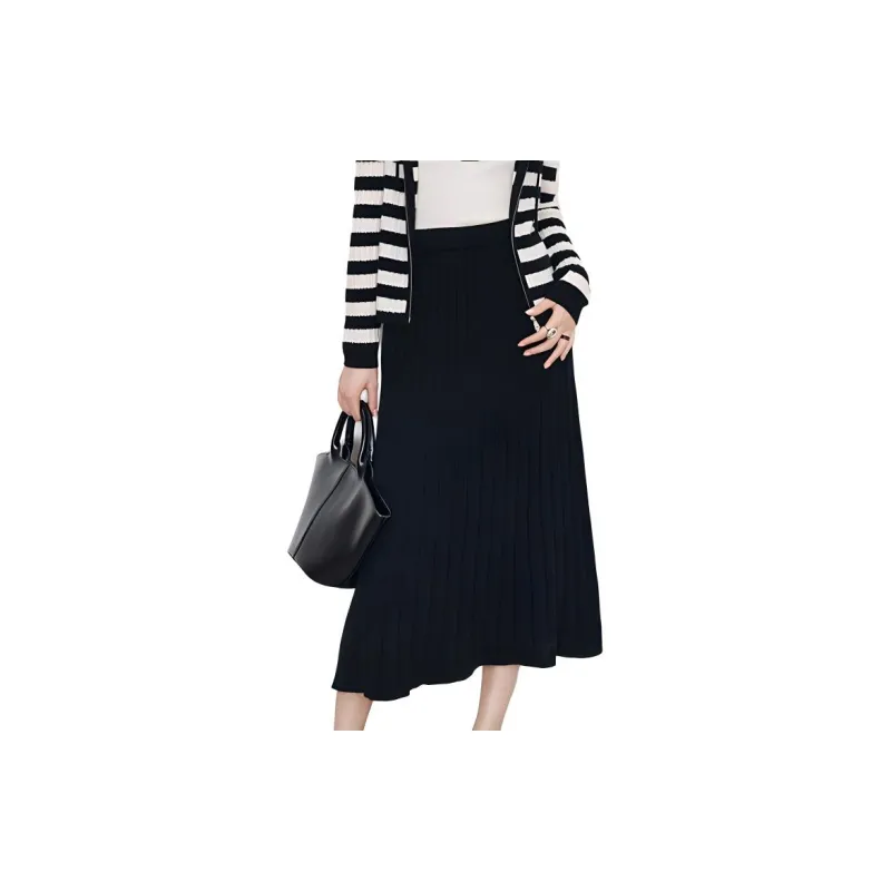 SNOWFORTE Casual Long Skirts Women's-4