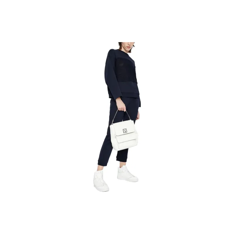 ARMANI EXCHANGE Knitted Sweatpants Women's Blue-3