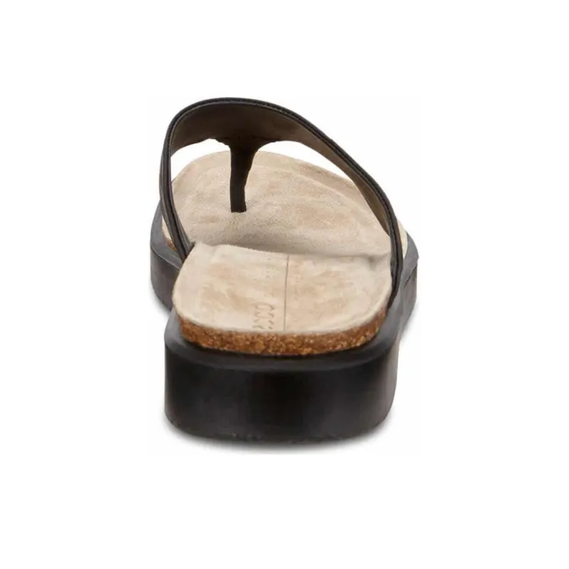 Ecco Abrasion-Resistant Flip Flops Women's Dark Brown-5