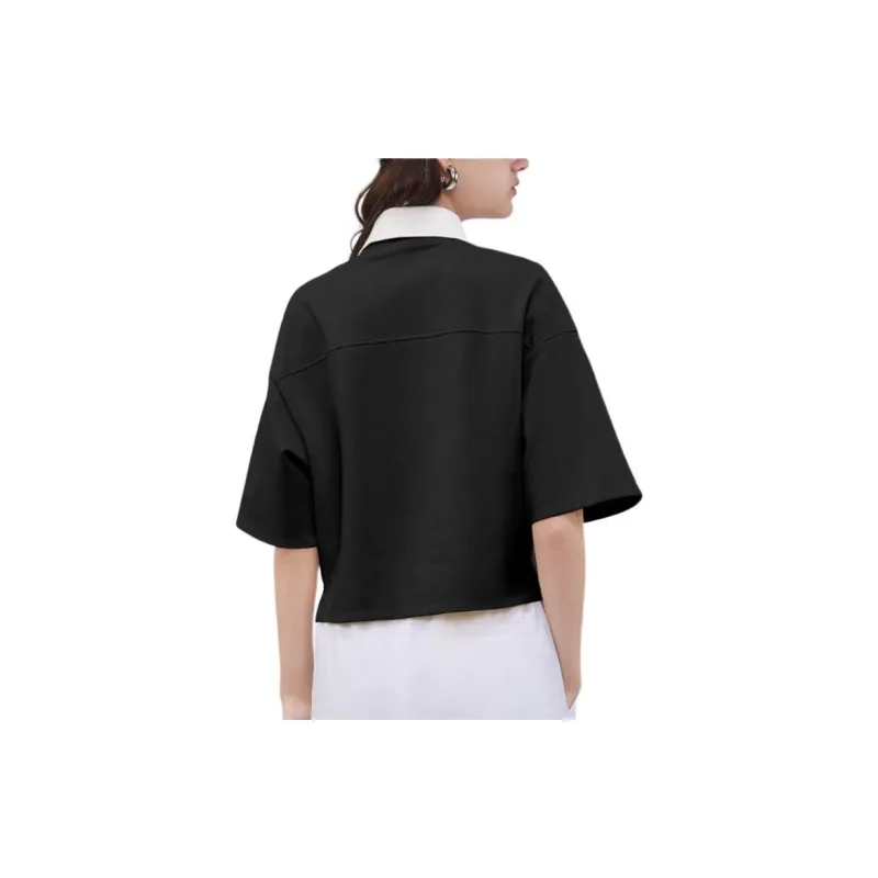 FILA FUSION Polo Shirt Women's Jet Black-3