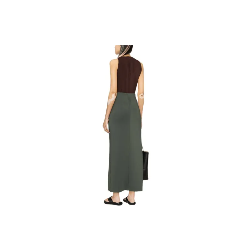 MaxMara Casual Long Skirt Women's Green-2