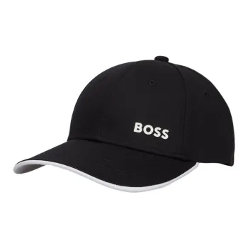 HUGO BOSS Cotton Baseball Caps Men's Black