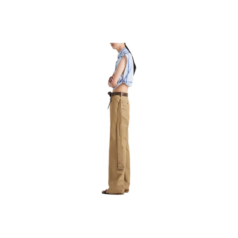 PRADA Cotton Twill Trousers-3