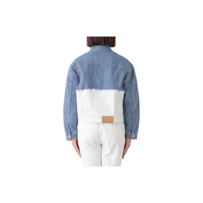 Stella McCartney Jackets Coats Women's Blue White-4