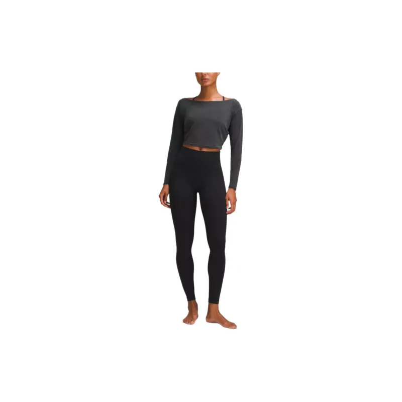 Lululemon Cropped Collection Long Sleeve T Shirt Women's-2