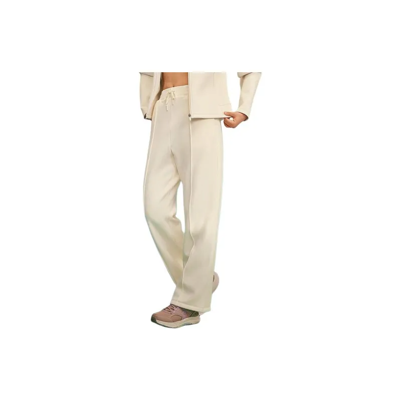 Skechers Sportlife Knitted Sports Pants Women's Pearl White-3