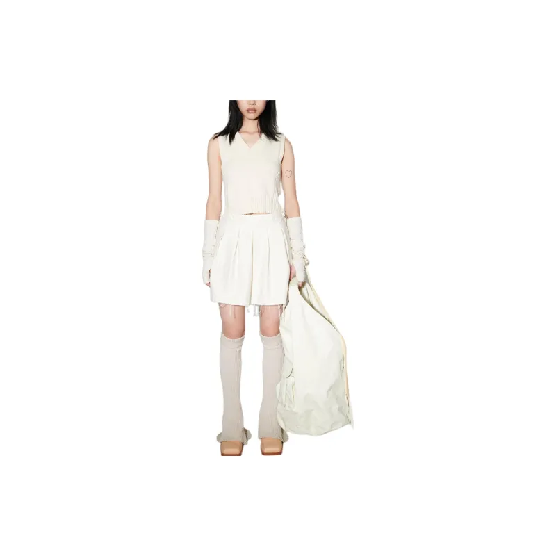 OUR LEGACY Object Pleated Mini Skirt-2