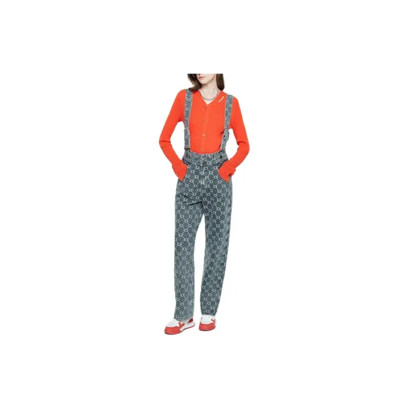 DKNY Overalls Women's Gray-3