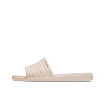 Crocs Abrasion-Resistant Slide Slippers Women's White