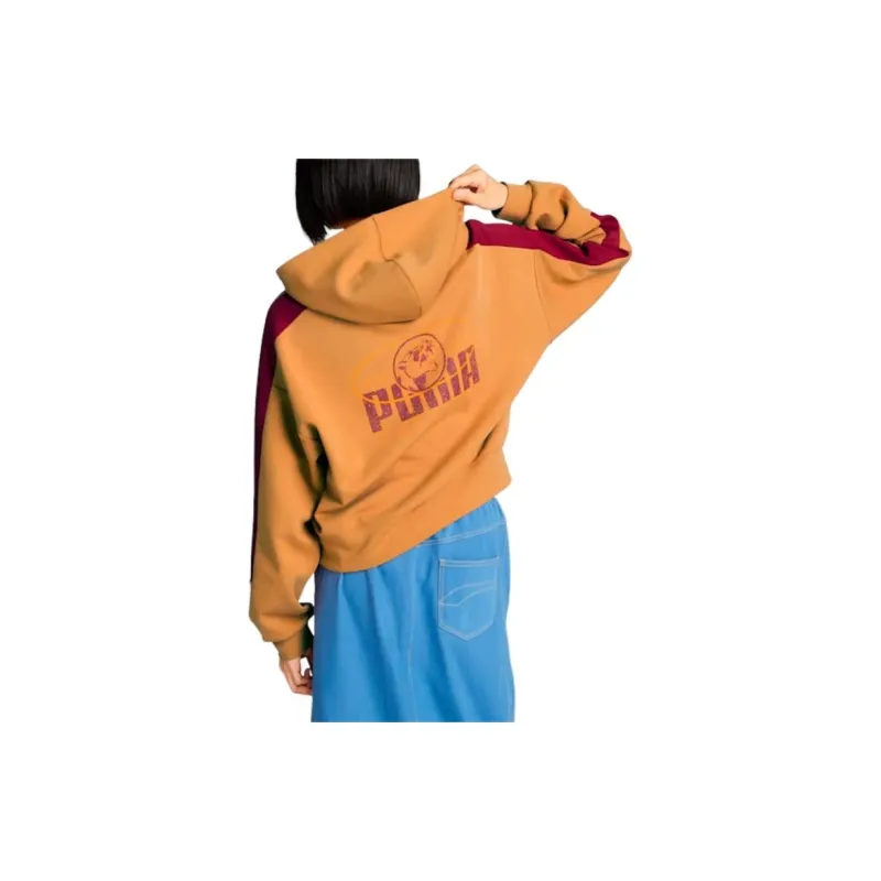 PUMA CORE HERITAGE Sweatshirt Women's Caramel Latte-3
