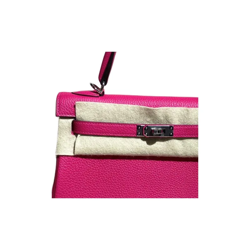HERMES Kelly Togo Calfskin Kelly Bag Handbag Women's 0D Rose Mexico Pink-1