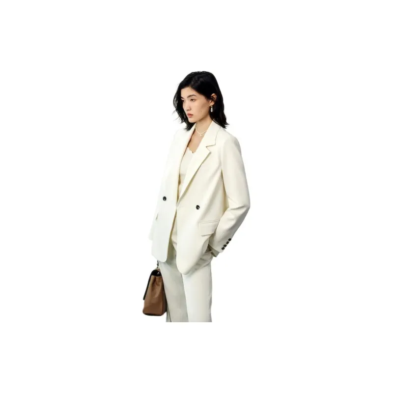 TKY SHOP Business Suit Women's Moon White-2