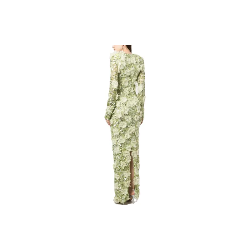 RACHEL GILBERT Karla Embellished Gown Dress-2