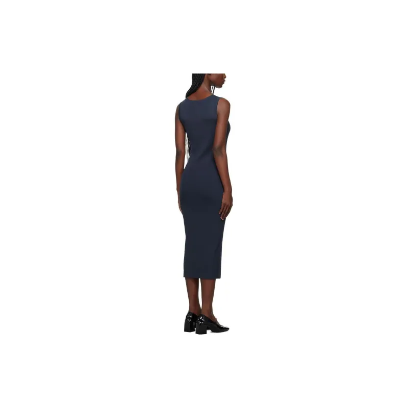 THEORY Sleeveless Dress Women's Dark Blue-2