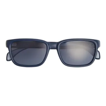 Moncler Injection Molding Rectangular Sunglasses Unisex Blue