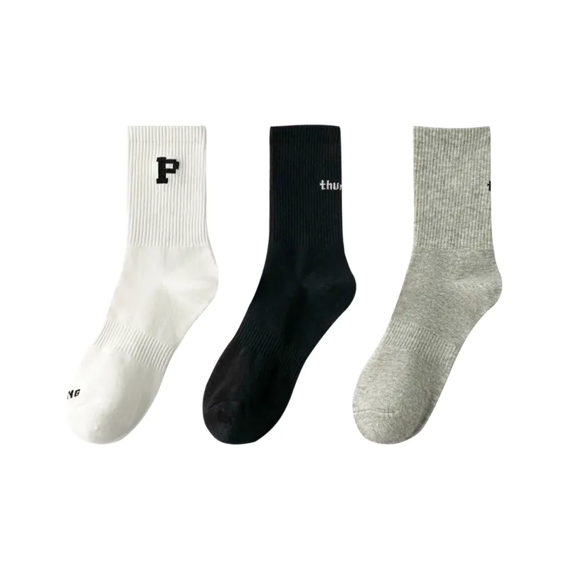 XXLLG Mid Calf Socks Women's 3 Pack-2