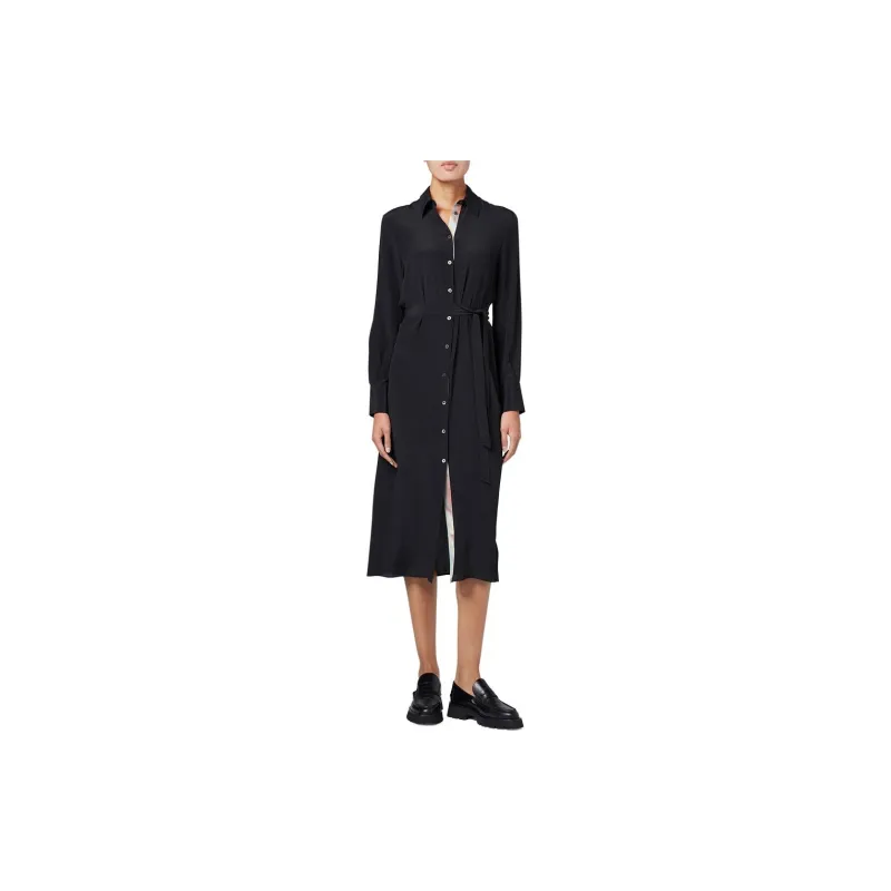 Paul Smith Belted Long-sleeved Shirtdress-2