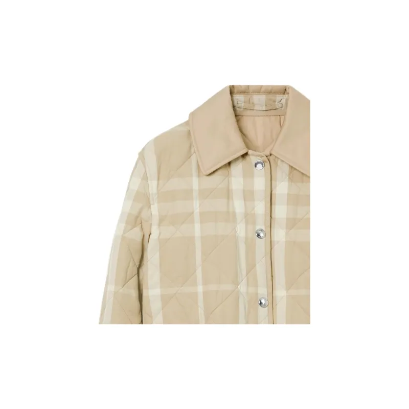 Burberry Jackets Women's Soft Yellow Umber-4
