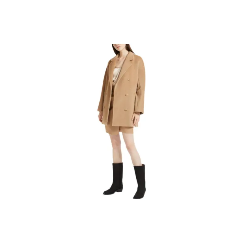MaxMara Double Breasted Long Sleeved Coat-3