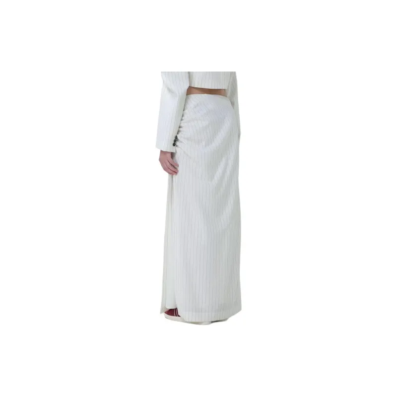 MSGM Pinstriped Maxi Skirt-2
