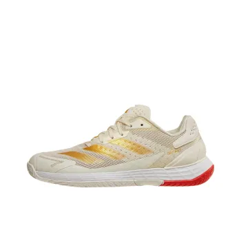 Adidas Defiant Speed 2 Off White Gold Metallic Bright Red Women's