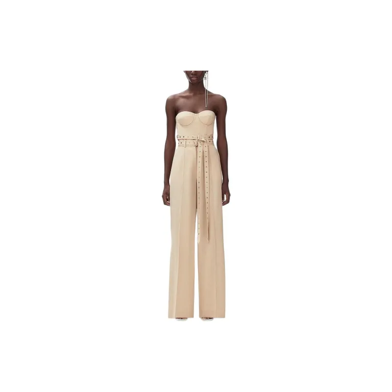 Rokh X H&M ROKH Collaboration Strapless Tops Women's Beige-1