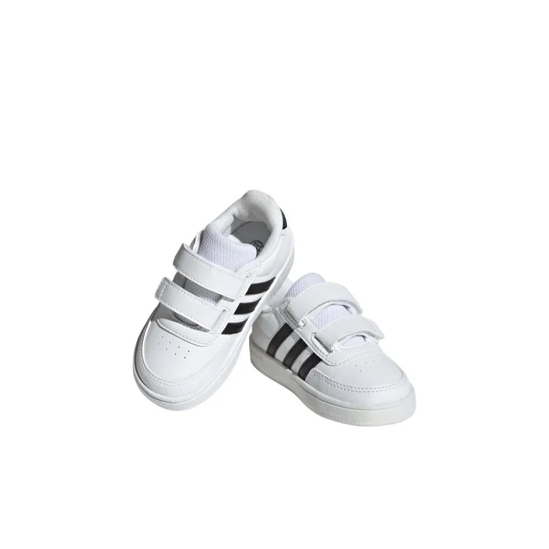 Adidas Focus Breathein Breaknet 2.0 Abrasion Resistant Low Top Skateboard Shoes White Infant And Toddler-2