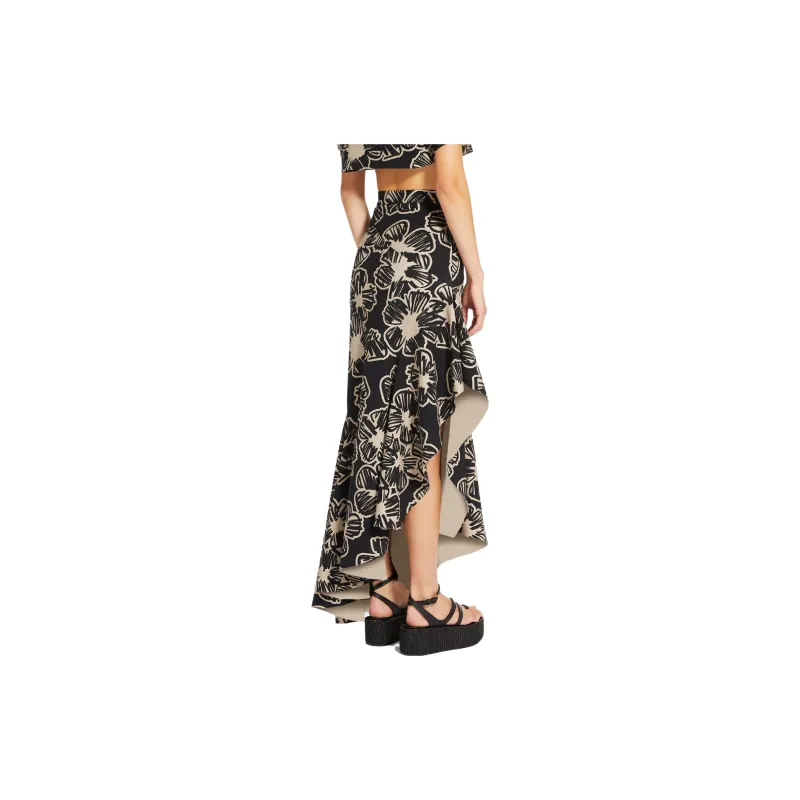 MaxMara Knit Long Skirts Women's Black-3