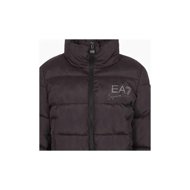 EMPORIO ARMANI EA7 Puffer Jacket Women's Black-4