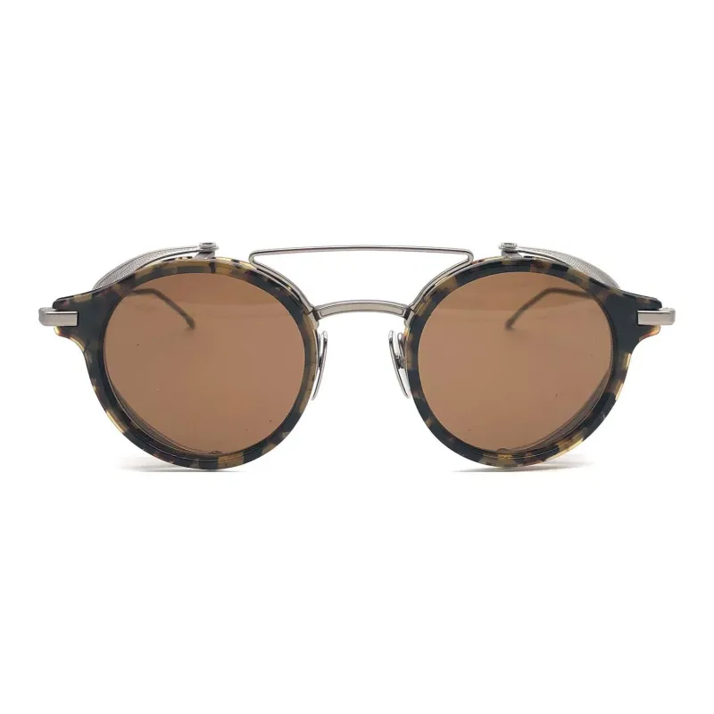 THOM BROWNE Round Frame Sunglasses-1