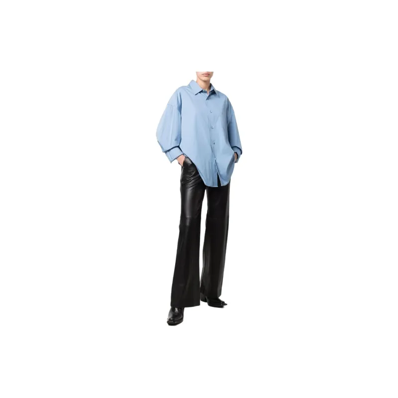 AMIPARIS Chest Pocket Long Sleeved Shirt-4
