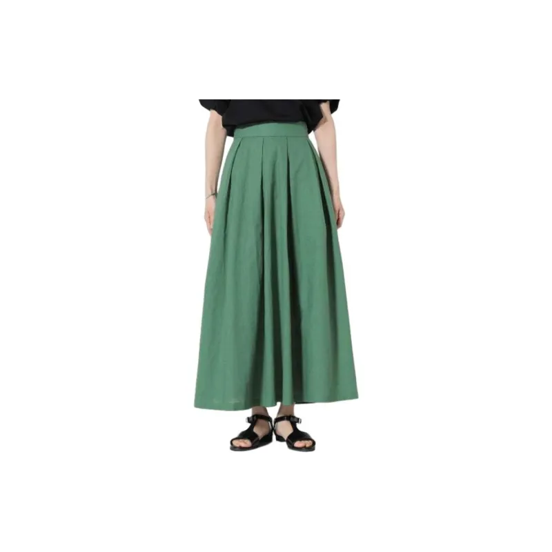 Beams Casual Long Skirt Women's-9