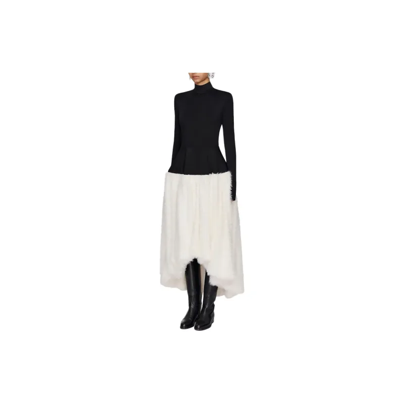 MONTSAND FW24 Camila Dress Long-Sleeved Dresses Women's Black-3
