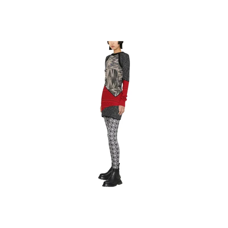 Marine Serre Leggings Women's Black-3
