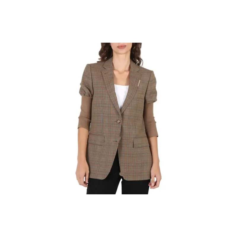 Burberry Jackets Women's Brown-2