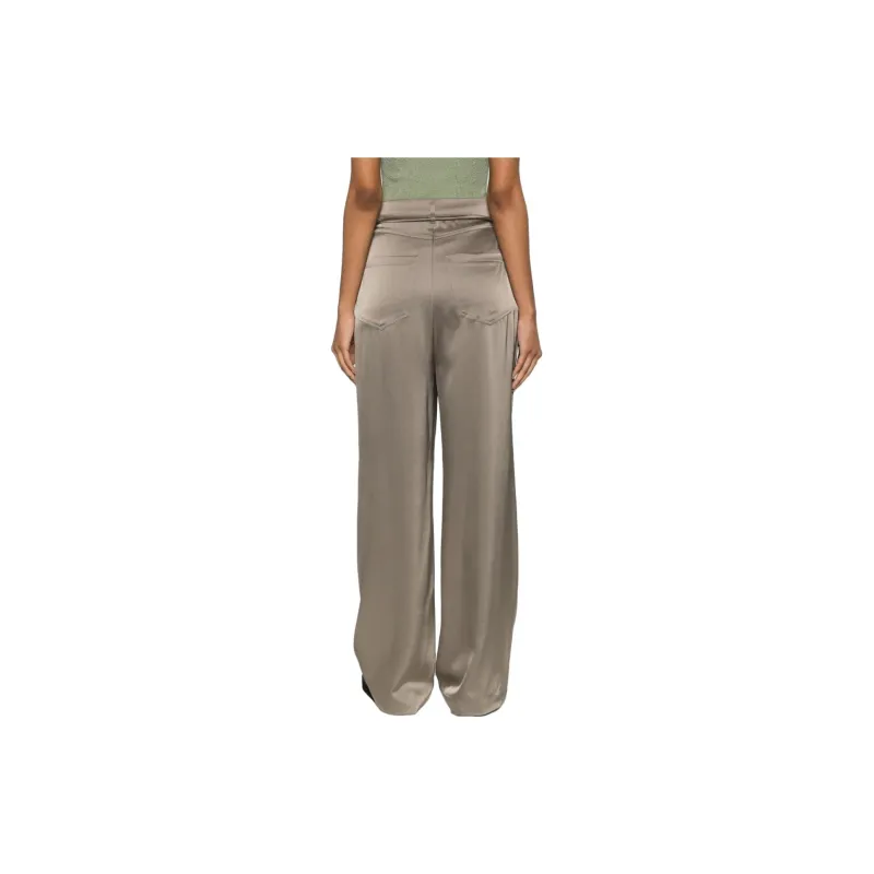 NANUSHKA Sato Satin finish Palazzo Pants-3