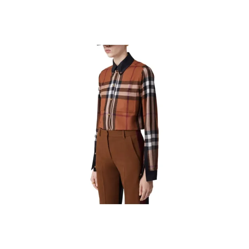 Burberry Check Printed Buttoned Shirt-3