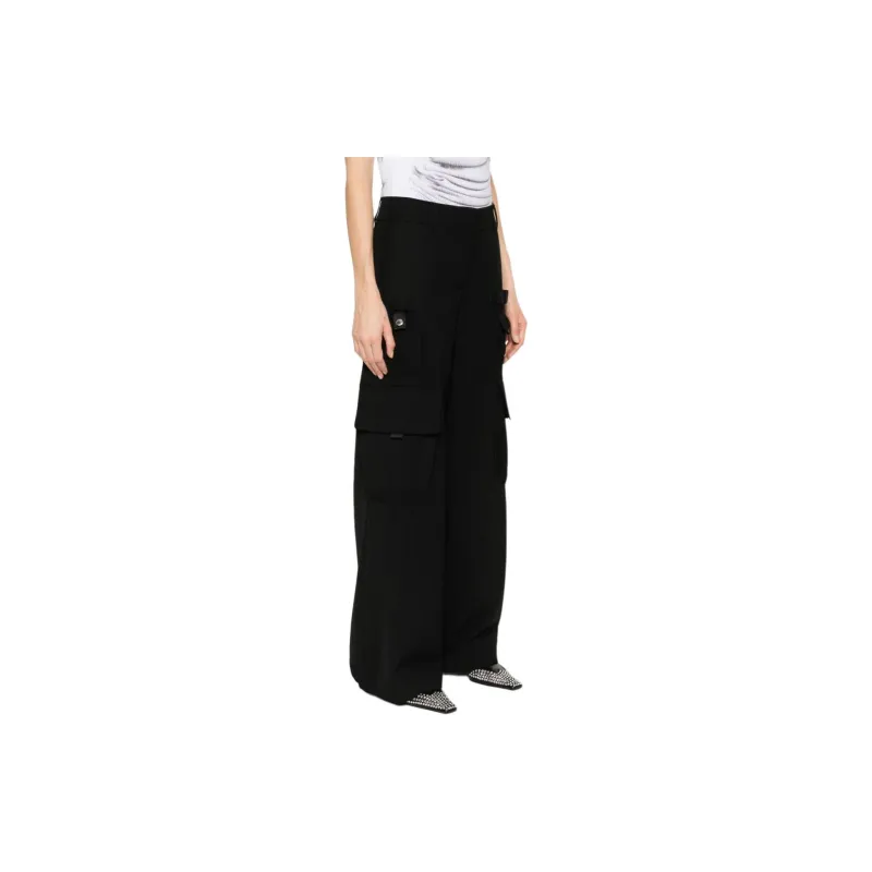 OFF WHITE Wo Gab Toybox Straight Leg Trousers-3