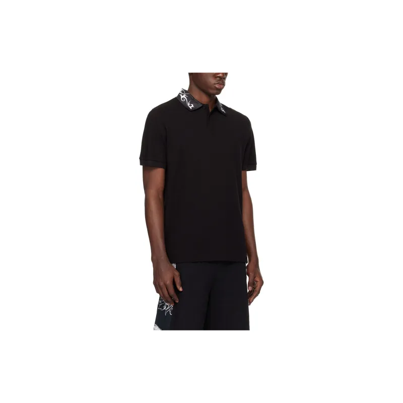 VERSACE JEANS COUTURE SS24 Polo Shirt Men's Black-5