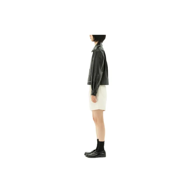 Lee Denim Shorts Women's Beige-3