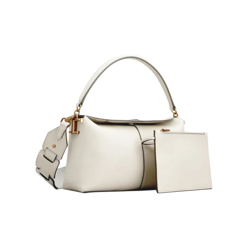 TOD'S Leather Handbag Regular Women's Cream-2