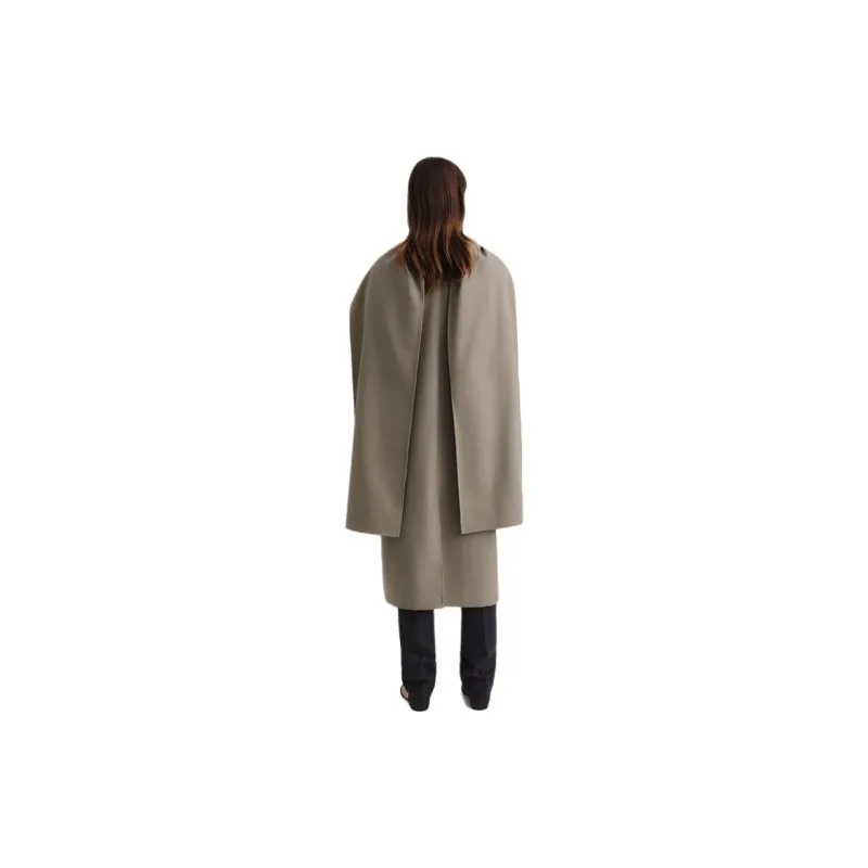 TOTEME Trench Coats Women's Dark Taupe Umber-1