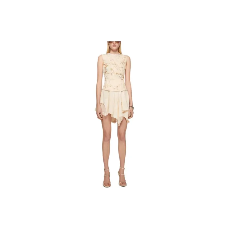 Acne Studios SS24 Sleeveless Dress Women's Beige-1